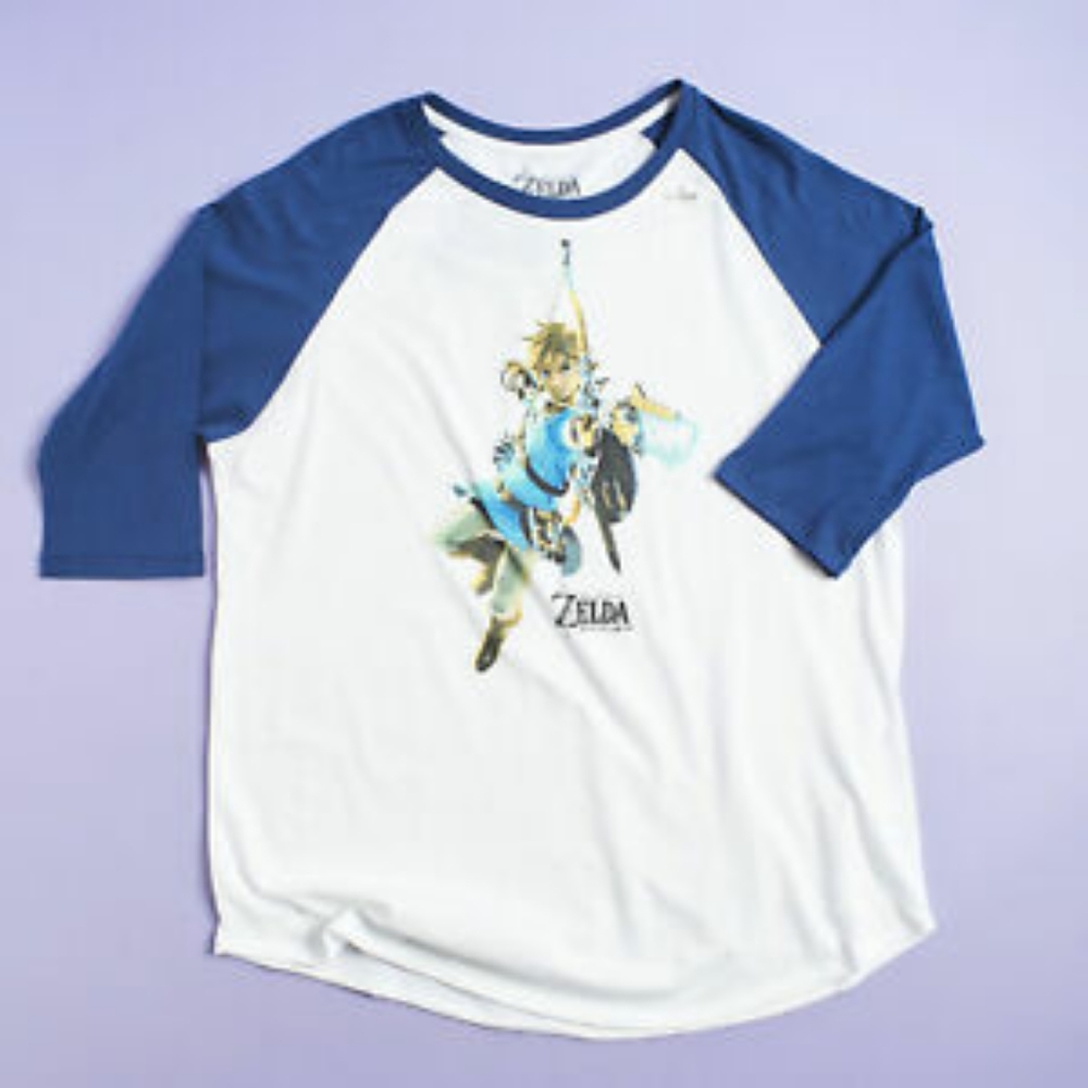LEGEND OF ZELDA BREATH WILD 3XL baseball shirt NWT